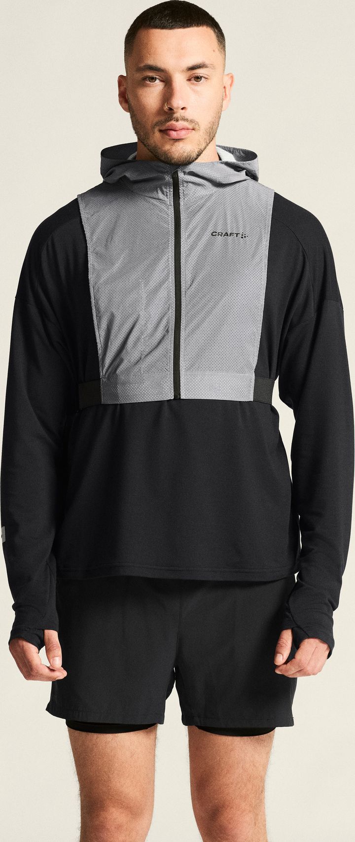 Craft Adv Lumen Short Vest Silver Reflective Craft