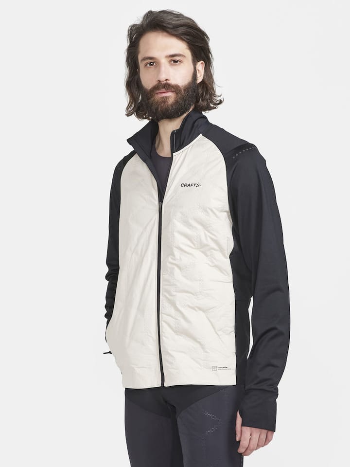 Craft Men's Adv Subz Jacket 2 Ecru/Black Craft Craft Men's Adv Subz Jacket 2 Ecru/Black Craft