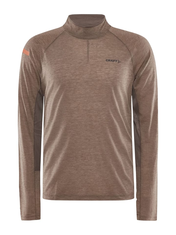 Craft Men's Adv Subz Wool LS Tee 2 Dk Clay-Melange Craft