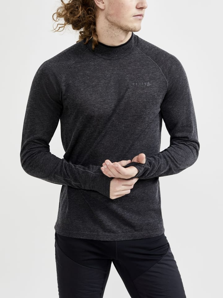 Craft Men's Adv Subz Wool LS Tee 2 Black Craft Craft Men's Adv Subz Wool LS Tee 2 Black Craft