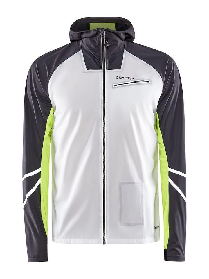 Craft Men's Pro Hydro Lumen Jacket 2 Ash White/Slate Craft Craft Men's Pro Hydro Lumen Jacket 2 Ash White/Slate Craft
