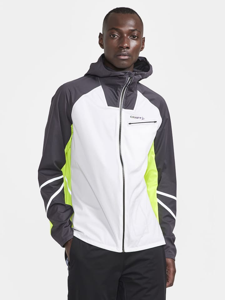 Craft Men's Pro Hydro Lumen Jacket 2 Ash White/Slate Craft Craft Men's Pro Hydro Lumen Jacket 2 Ash White/Slate Craft