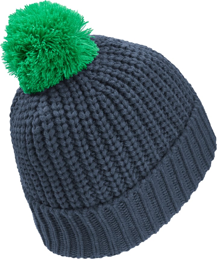 Jack Wolfskin Kids' Pompom Badge Beanie Midnight Sky Jack Wolfskin Jack Wolfskin Kids' Pompom Badge Beanie Midnight Sky Jack Wolfskin