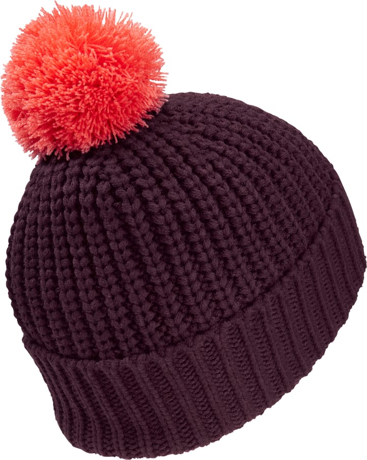 Jack Wolfskin Kids' Pompom Badge Beanie Amaranth Jack Wolfskin