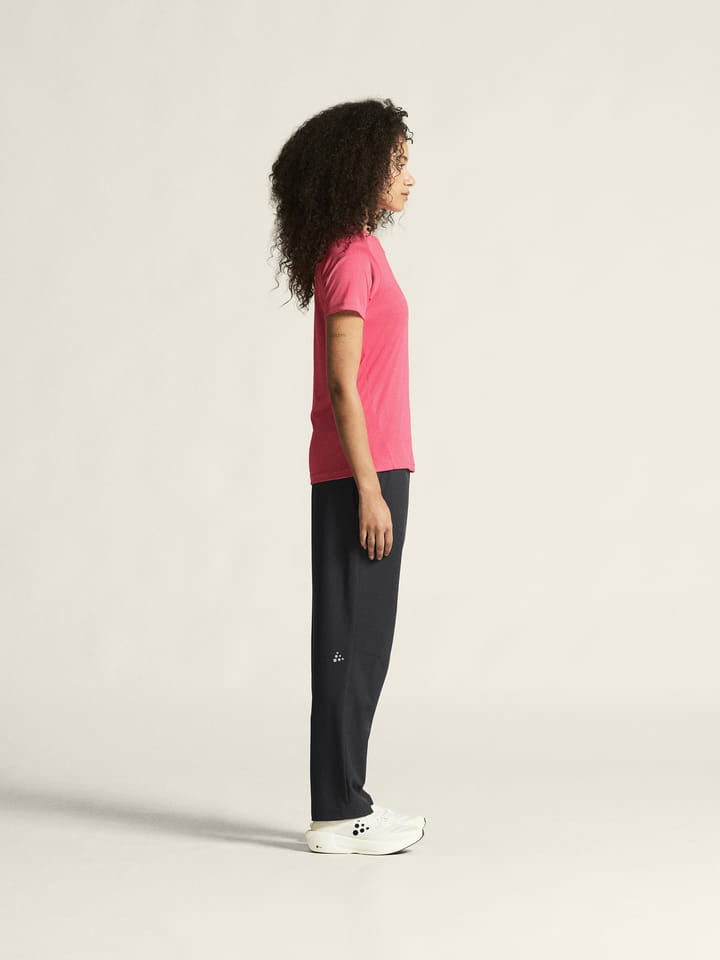 Craft Women's Core Unify Logo Tee Fuchsia Craft