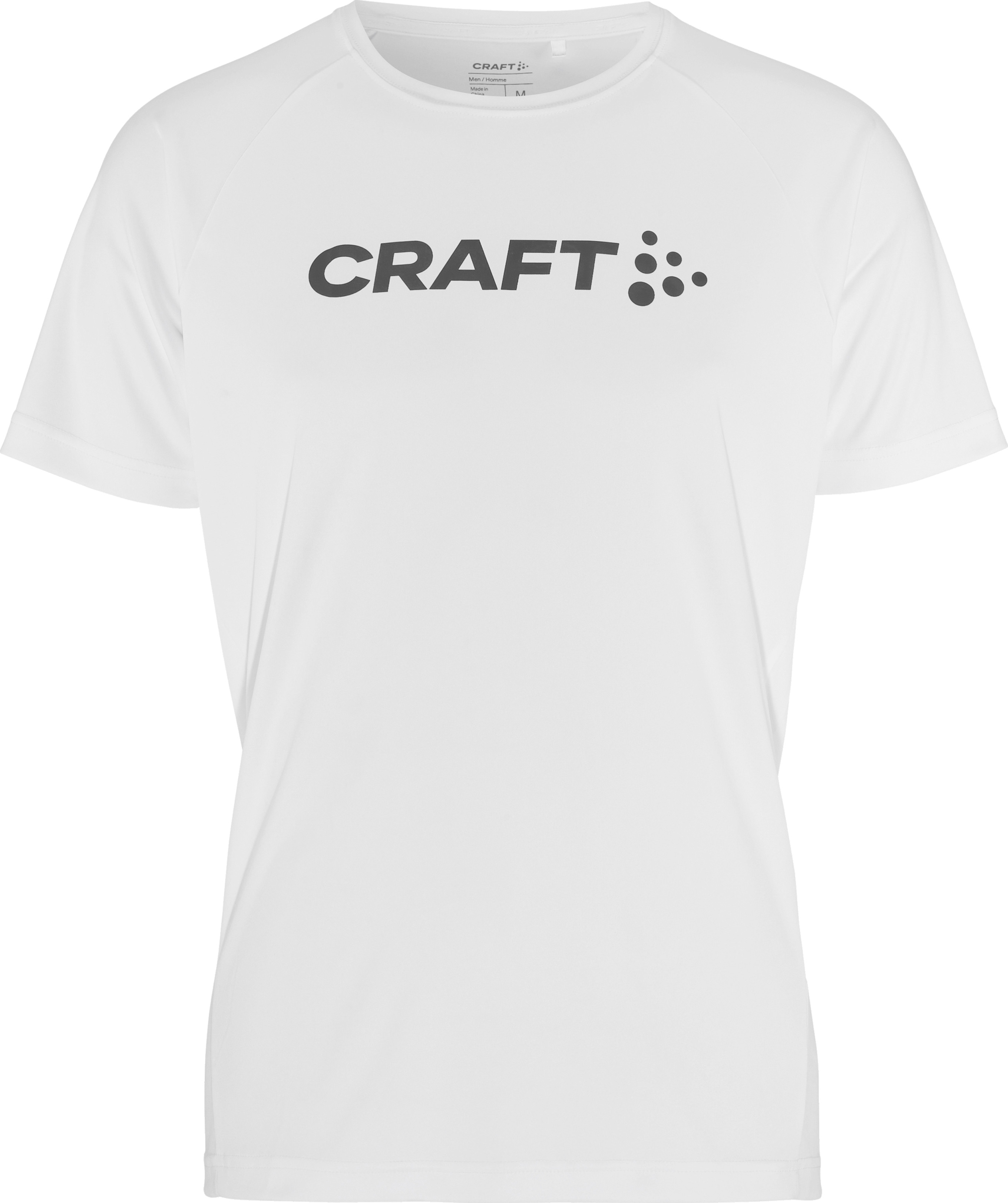 Craft Men's Core Unify Logo Tee White/Granite