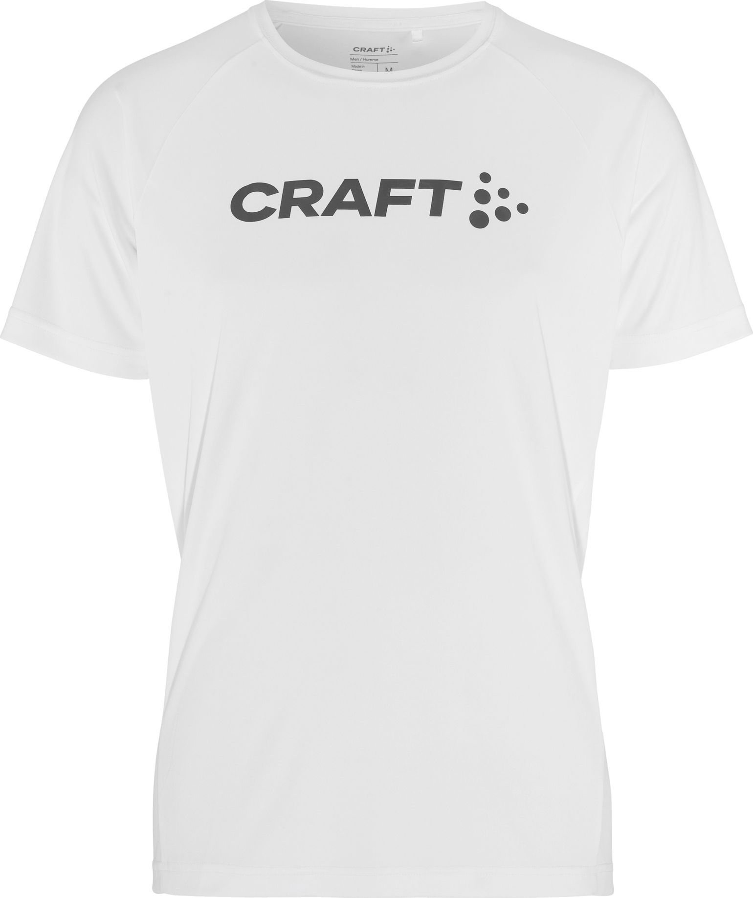 Craft Men's Core Unify Logo Tee White/Granite