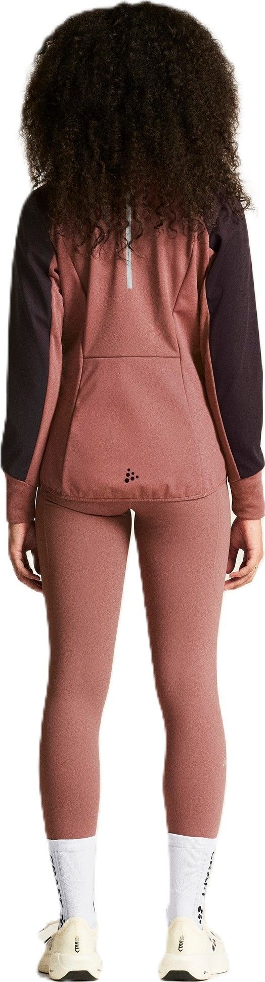 Craft Women's Core Nordic Training Jacket Rose Brown/dk Plum Craft