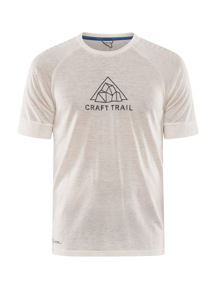 Craft Men's Advance Trail Wool Short Sleeve Tee Tofu/Melange Craft Craft Men's Advance Trail Wool Short Sleeve Tee Tofu/Melange Craft