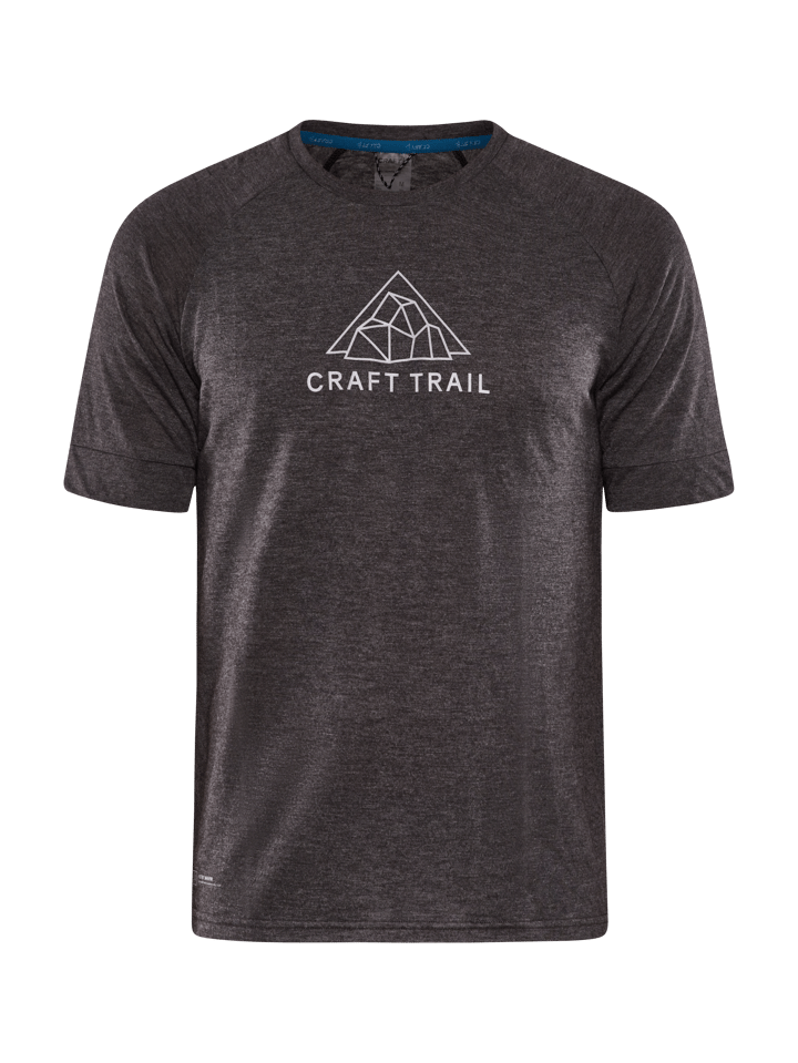 Craft Men's Adv Trail Wool Short Sleeve Tee Black-Melange Craft