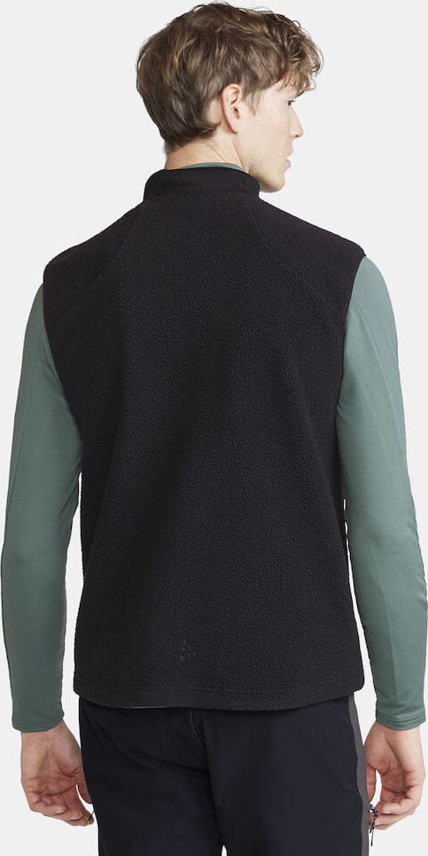 Craft Men's Adv Explore Pile Fleece Vest Black Craft