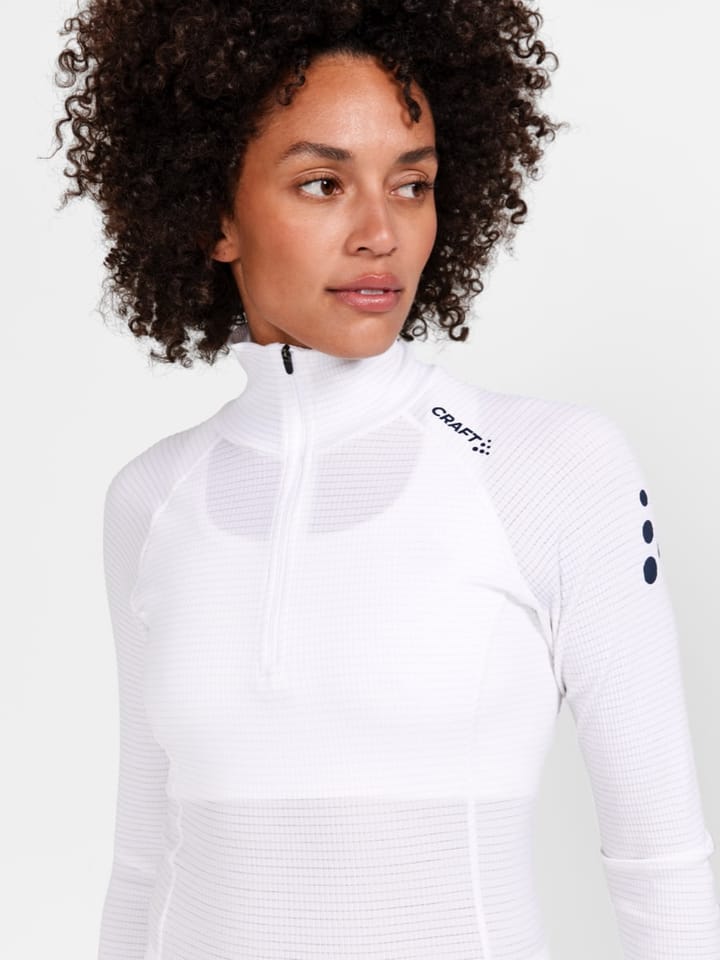 Craft NOR Pro Wool Extreme X Half Zip LS W White/blaze Craft