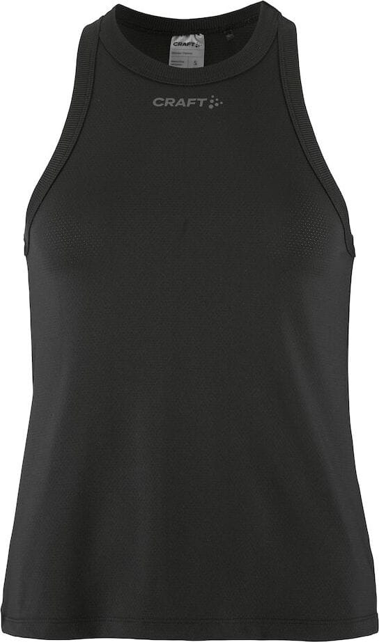 Craft Women's Core Tone Mesh Singlet  Black Craft
