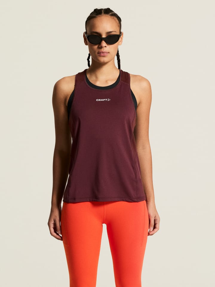 Craft Women's Advance Essence Singlet 2 Dk Fig Craft