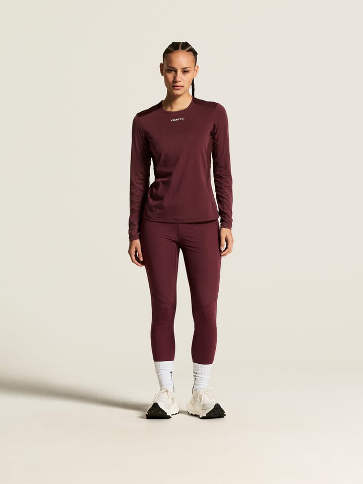 Craft Women's Advance Essence Long Sleeve Tee 2 Dk Fig Craft