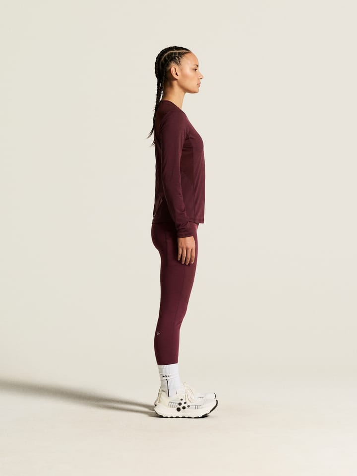 Craft Women's Advance Essence Long Sleeve Tee 2 Dk Fig Craft