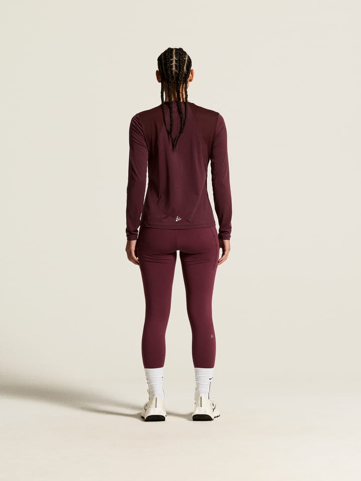 Craft Women's Advance Essence Long Sleeve Tee 2 Dk Fig Craft