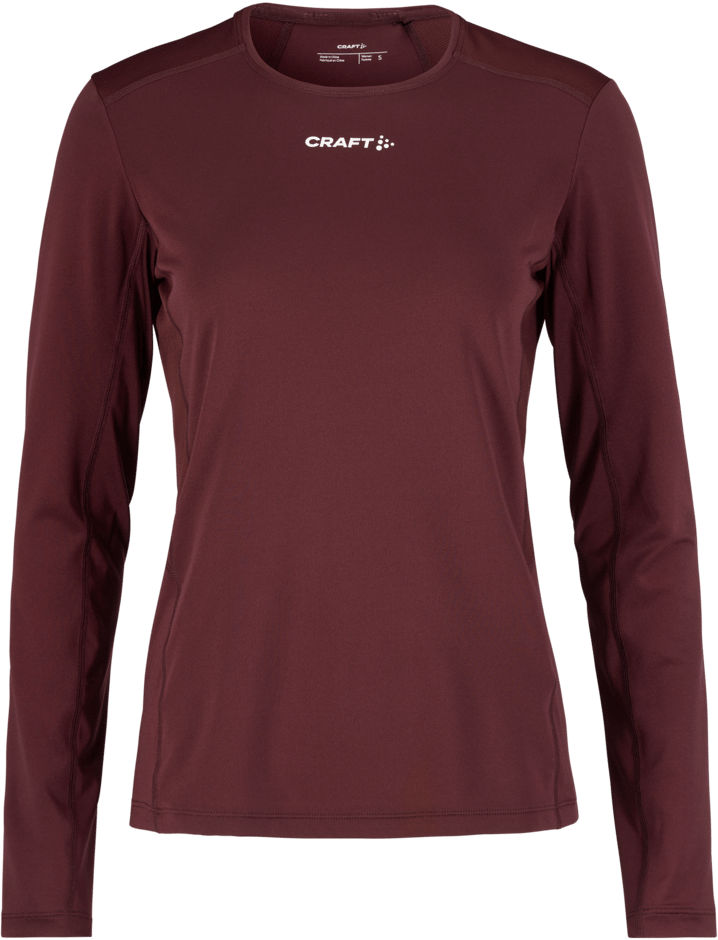 Craft Women's Advance Essence Long Sleeve Tee 2 Dk Fig