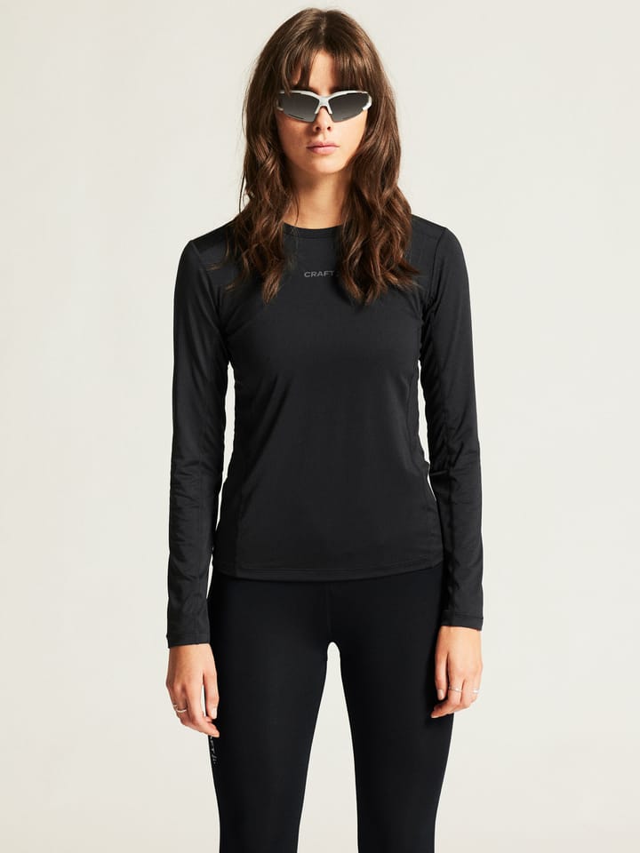 Craft Women's Advance Essence Long Sleeve Tee 2 Black Craft
