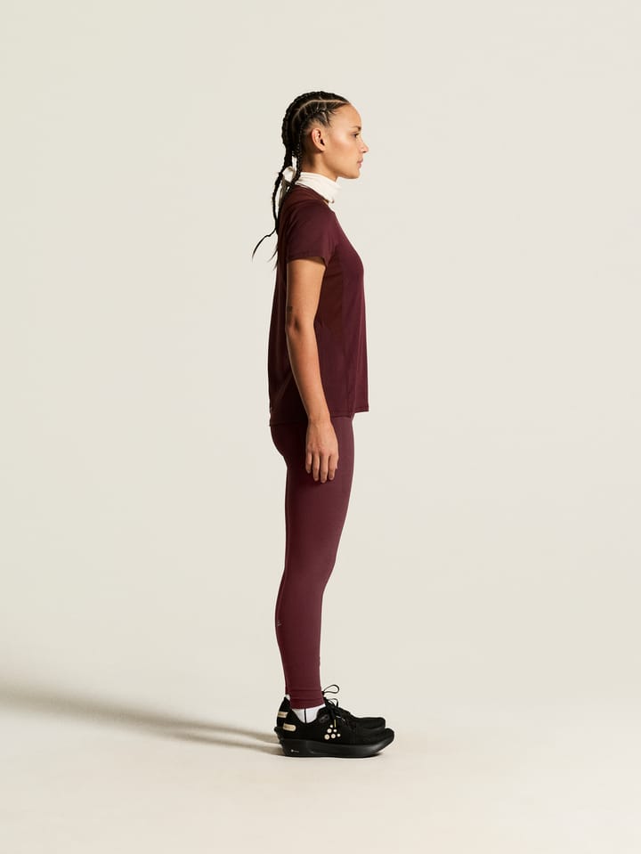 Craft Women's Advance Essence Short Sleve Tee 2 Dk Fig Craft