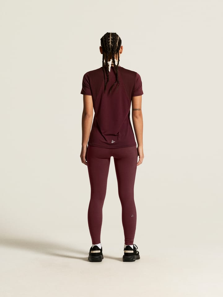 Craft Women's Advance Essence Short Sleve Tee 2 Dk Fig Craft