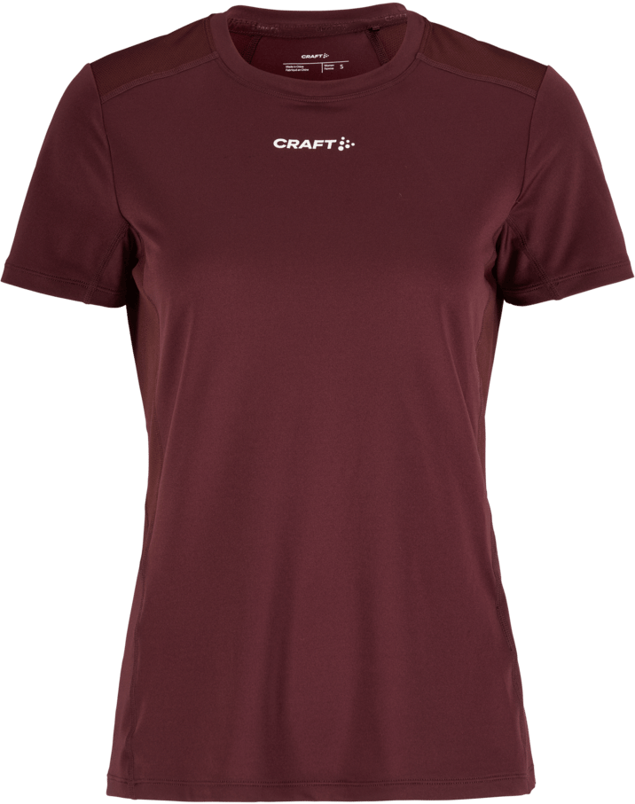 Craft Women's Advance Essence Short Sleve Tee 2 Dk Fig Craft