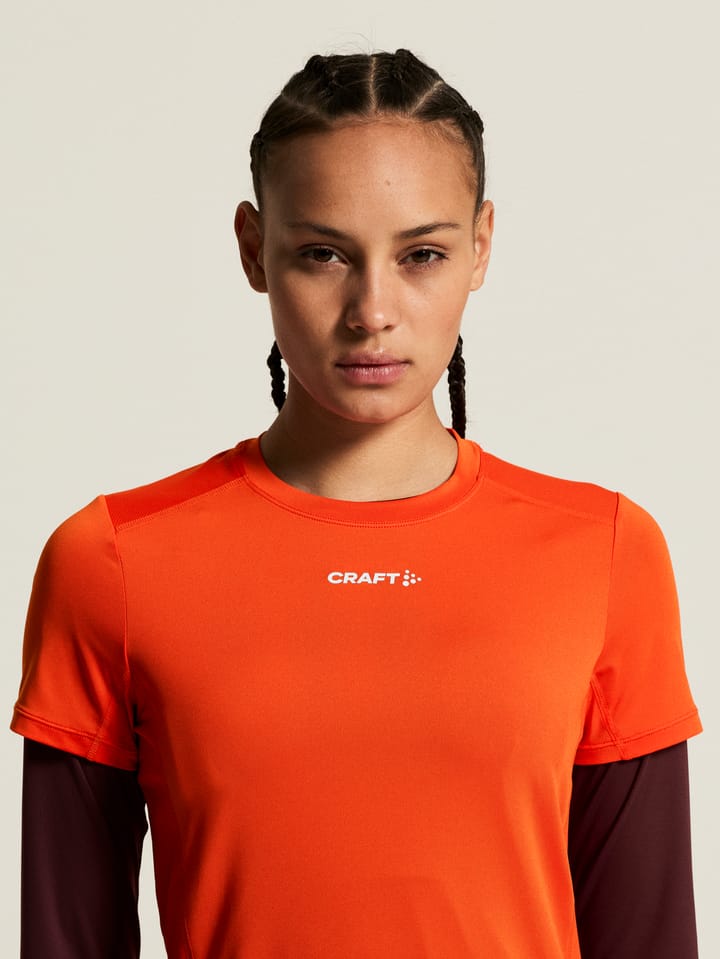 Craft Women's Advance Essence Short Sleve Tee 2 Pace Craft