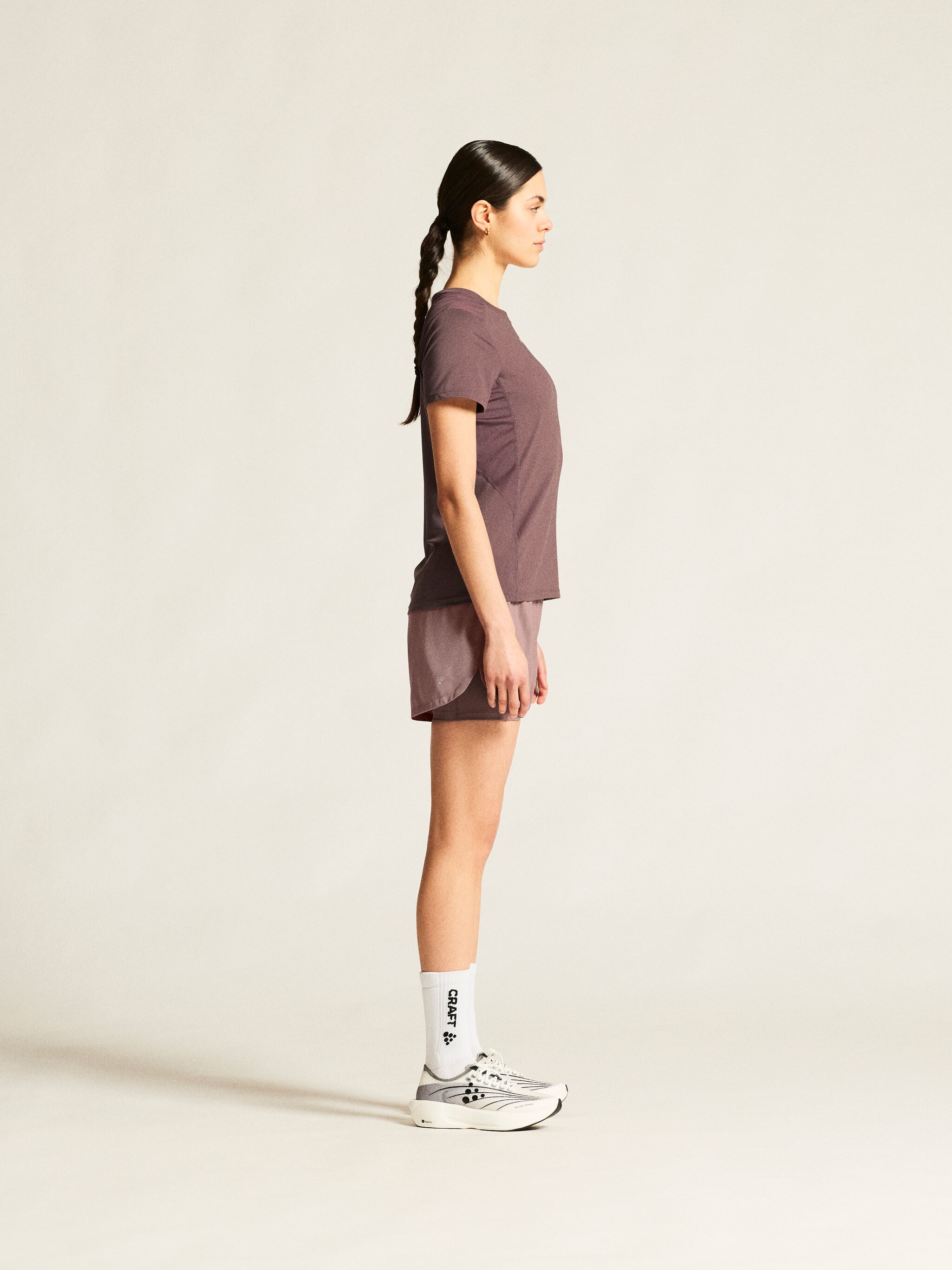 Craft Women's Advance Essence Short Sleeve Tee 2 Flint