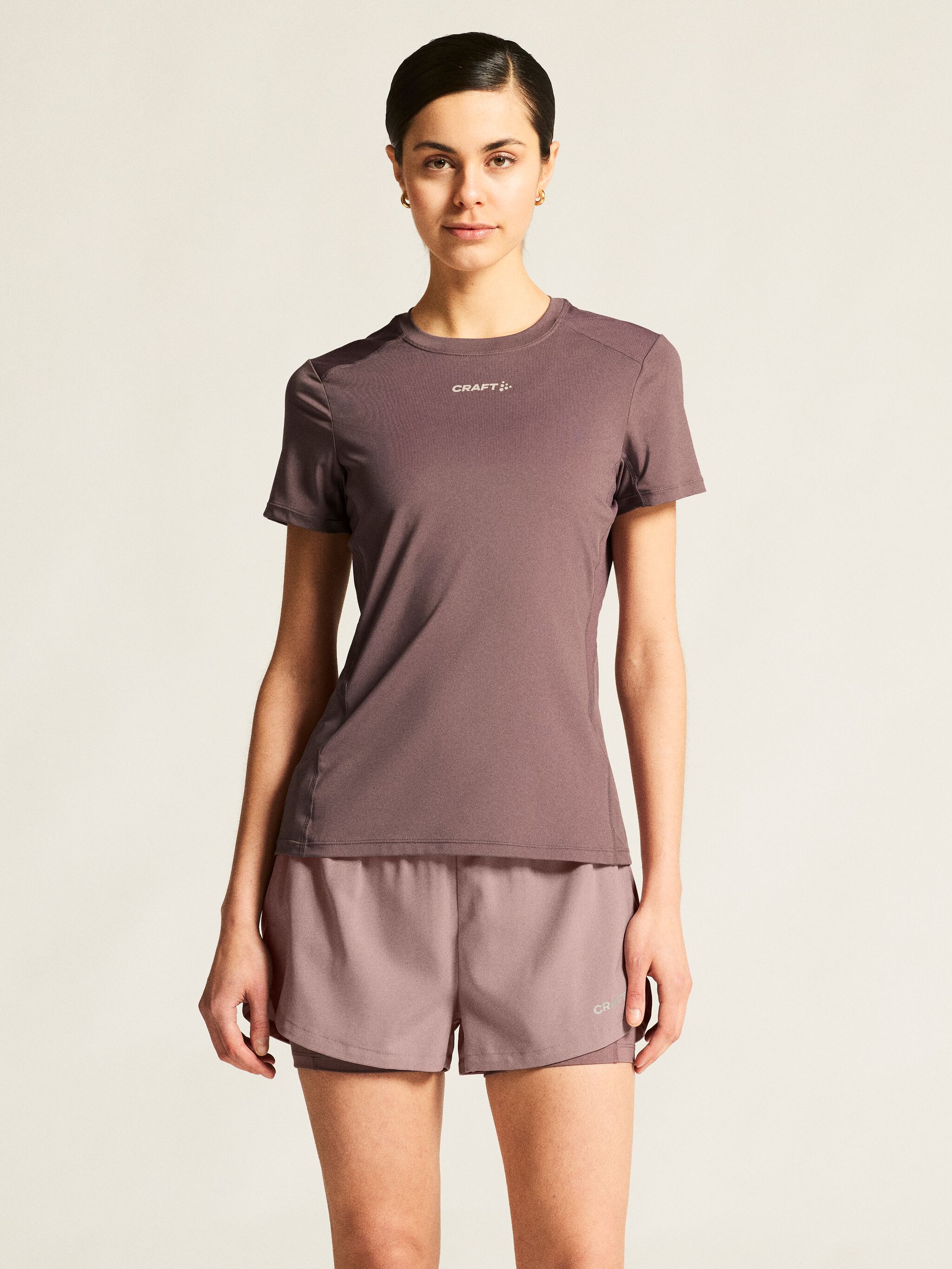 Craft Women's Advance Essence Short Sleeve Tee 2 Flint
