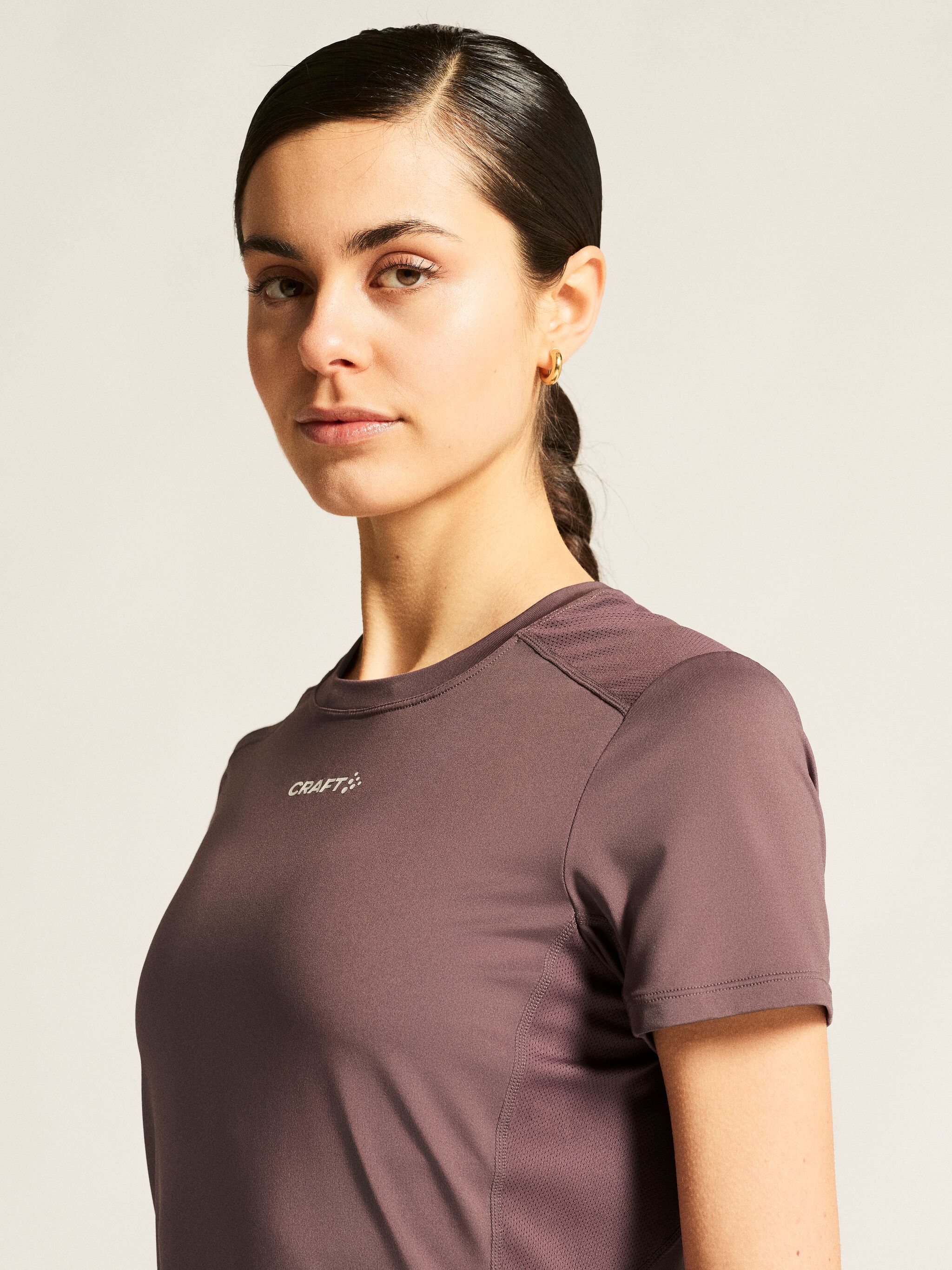 Craft Women's Advance Essence Short Sleeve Tee 2 Flint