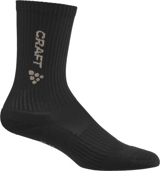 Craft Unisex Core Training Sock Black/Clay Träningsstrumpor 34/36
