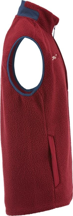 Craft Nor Adv Explore Pile Fleece Vest M Dk Red Craft