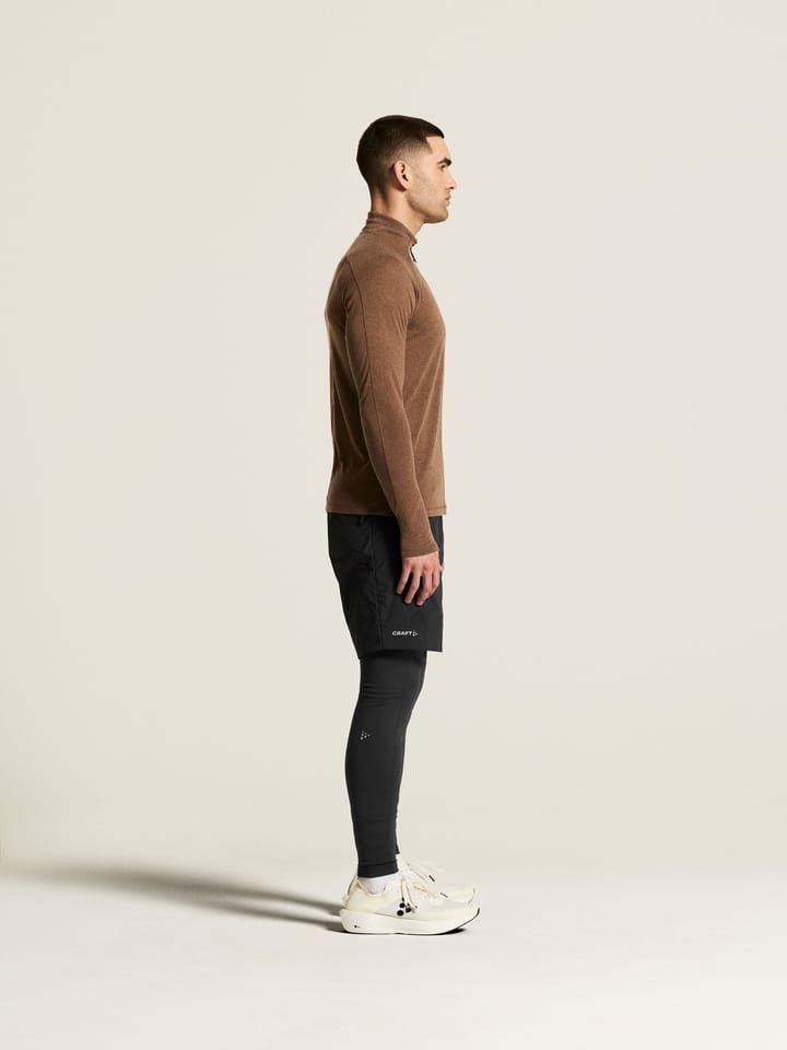 Craft Men's ADV SubZ Wool LS Tee 3 Cassia/melange Craft