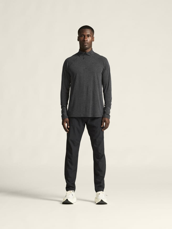 Craft Men's ADV SubZ Wool LS Tee 3 Black-Melange Craft