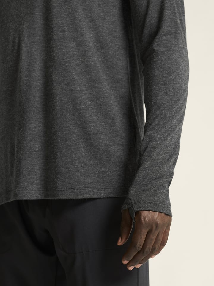 Craft Men's ADV SubZ Wool LS Tee 3 Black-Melange Craft