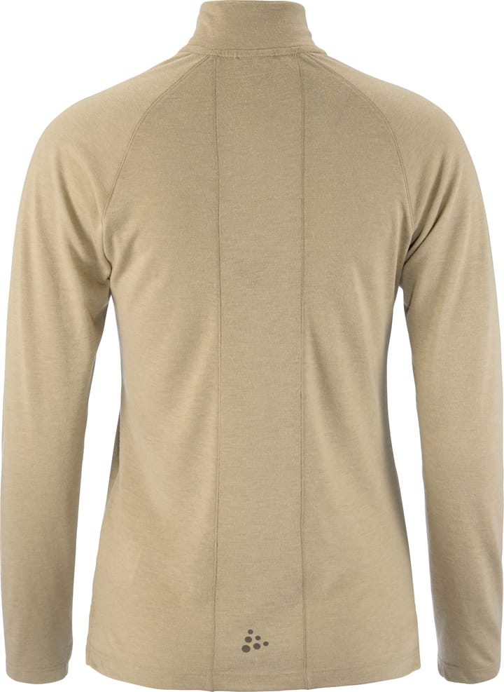 Craft Women's Advance Subz Wool Longsleeve Tee 3 Hay/melange Craft