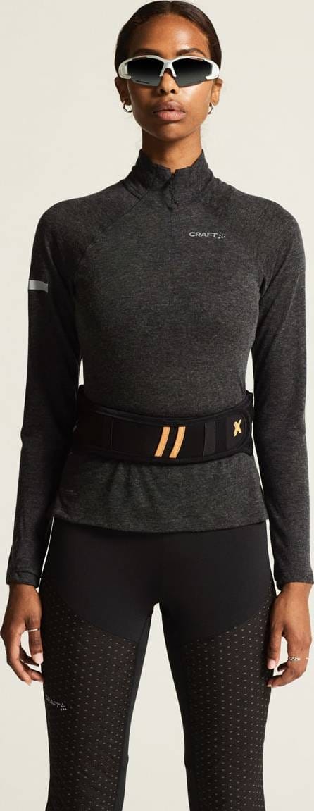 Craft Women's Advance Subz Wool Longsleeve Tee 3 Black-Melange Craft