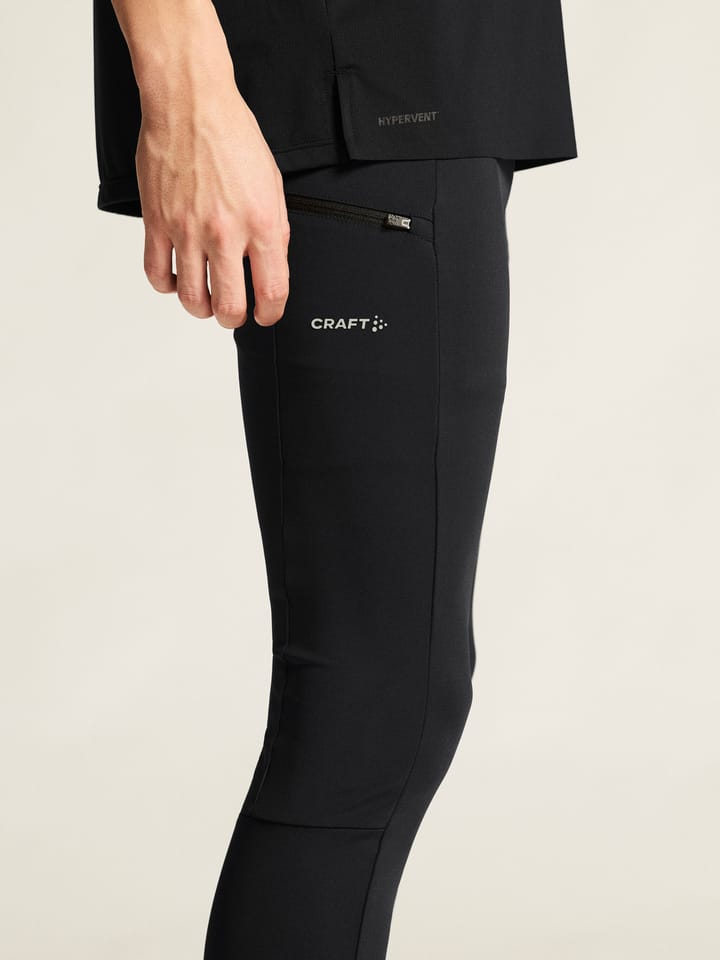 Men's Pro Trail Tights 2 Black/Black Craft