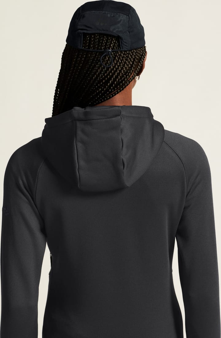 Craft Women's Adv Explore Power Fleece Hood Jacket Black Craft
