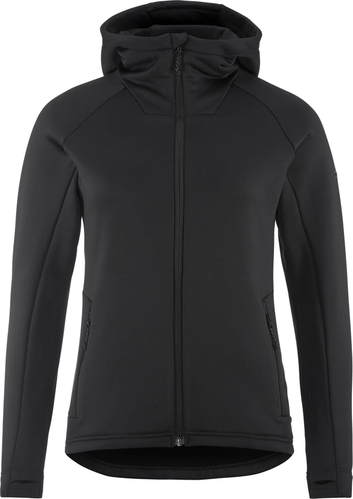 Craft Women's Adv Explore Power Fleece Hood Jacket Black Craft