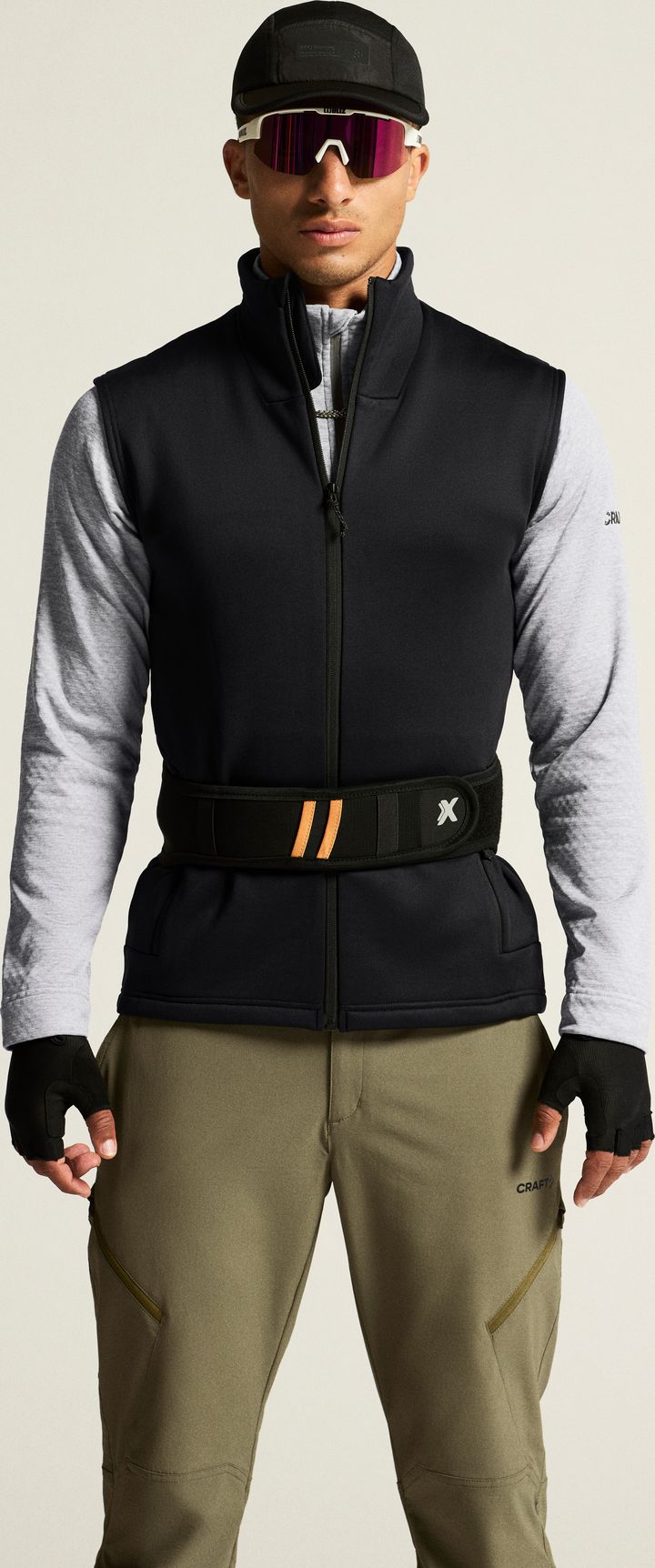 Craft Men's Adv Exlore Power Fleece Vest Black Craft Craft Men's Adv Exlore Power Fleece Vest Black Craft