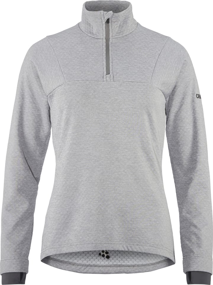 Craft Women's Core Gain Thermal Midlayer Grey Melange Craft Craft Women's Core Gain Thermal Midlayer Grey Melange Craft