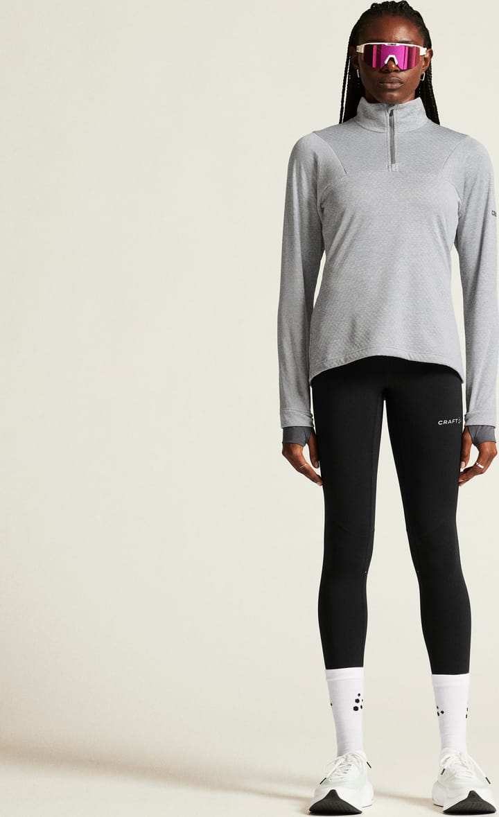 Craft Women's Core Gain Thermal Midlayer Grey Melange Craft Craft Women's Core Gain Thermal Midlayer Grey Melange Craft