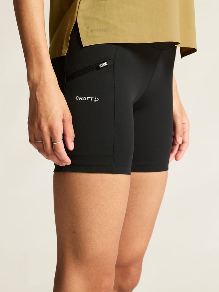 Women's Pro Trail Short Tights 2 Black/Black Craft