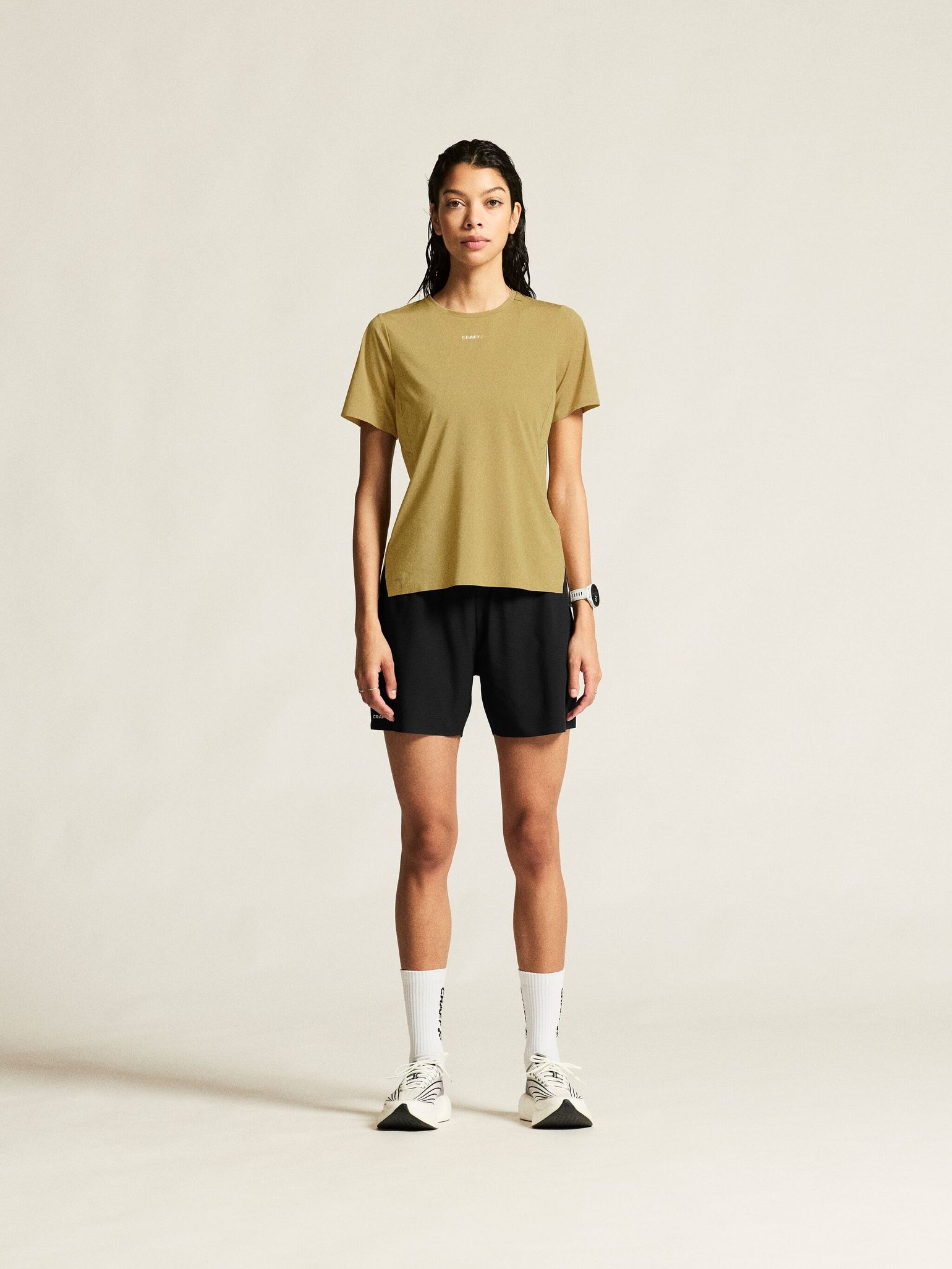 Women's Pro Trail Shortsleeve Tee 2 Khaki