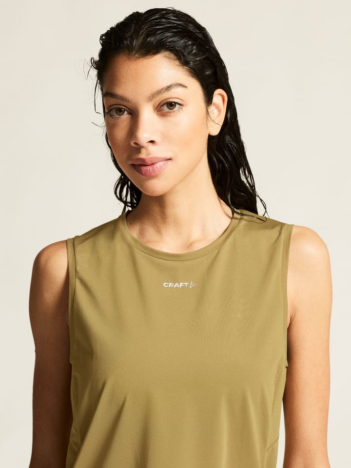 Craft Women's Pro Trail Singlet 2 Khaki Craft