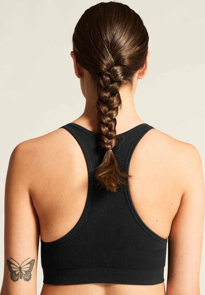 Craft Women's Wool Seamless Bra Black Craft