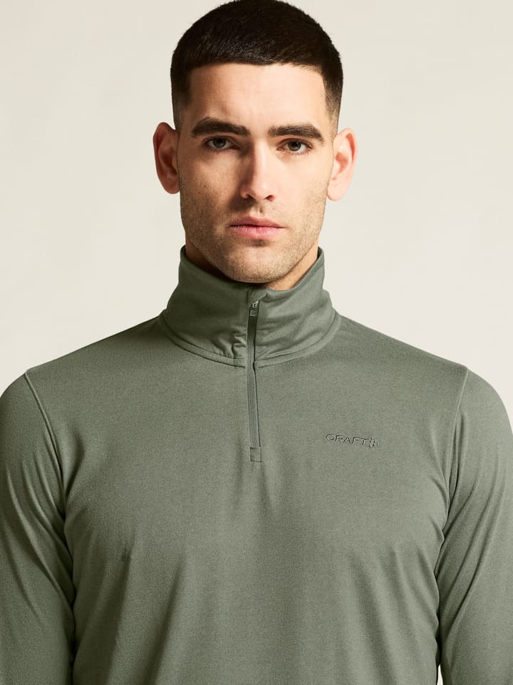 Craft Men's Flow Half Zip Longsleeve Leaf Melange Craft