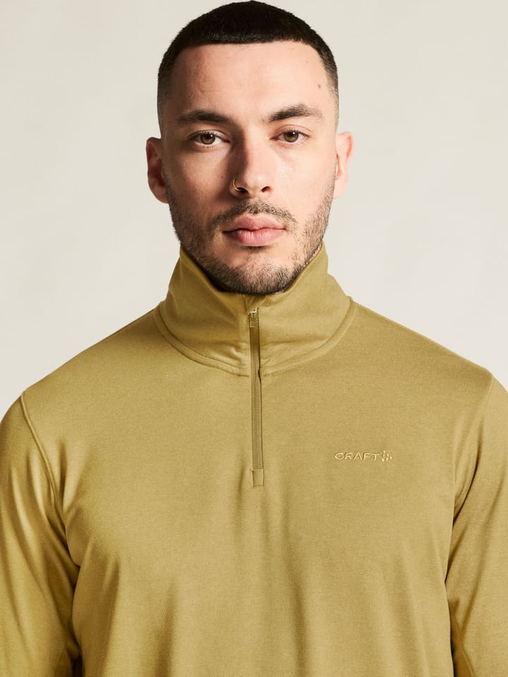 Craft Men's Flow Half Zip Longsleeve Khaki Melange Craft