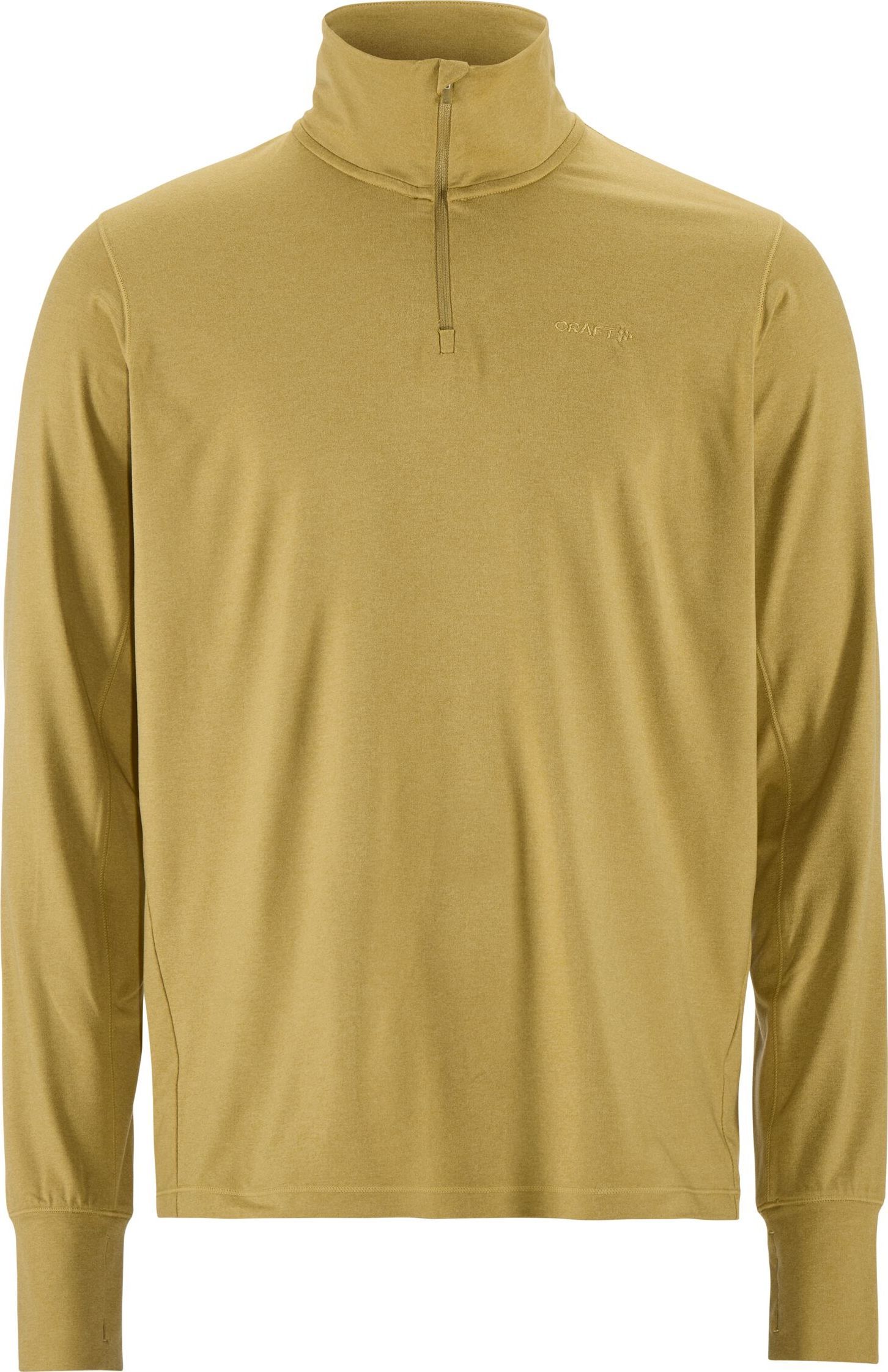 Craft Men's Flow Half Zip Longsleeve Khaki Melange